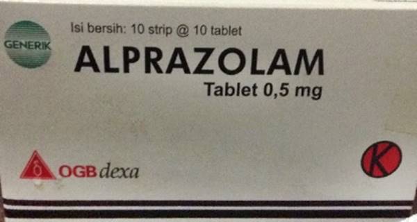 Obat 1mg indikasi alprazolam