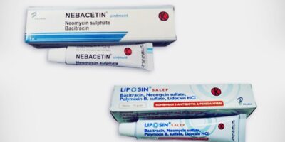 Bacitracin pada salep Nebacetin dan Liposin