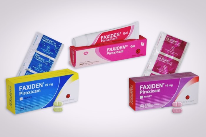 faxiden 10 mg 20 mg dan gel