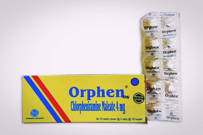 orphen obat alergi