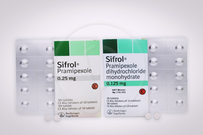 sifrol 0,25 dan 0,125 obat asma